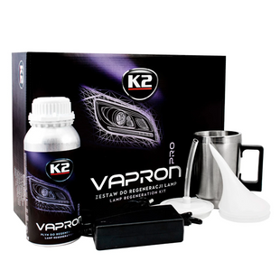 Набір для парової регенерації  та захисту лінз автомоб.фар/ K2 VAPRON PRO LAMP REGENERATION KIT K20891 фото