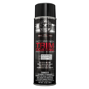 Засіб для відновлення гуми Factory finish tire shine trim coating aerosol Chemical Guys 340мл 208214 TVDSPRAY100 фото