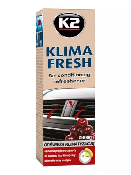 Очиститель системы кондиционирования K-2 Klima Fresh Вишня аэрозоль 150мл 211858 К20027 фото