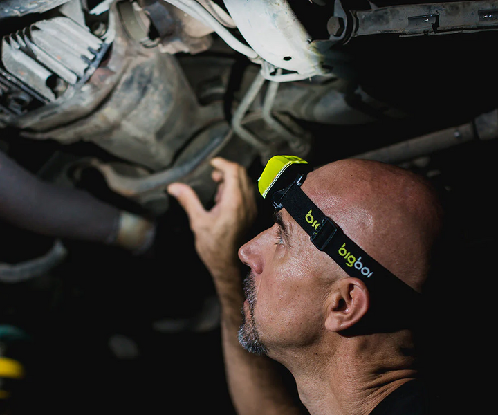 Фонарь налобный BIGBOI 3 Colour CRI 96+ rechargable head lamp light LIGHTRHEAD фото
