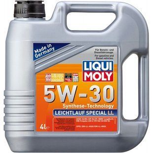 Масло моторное синтетическое LIQUI MOLY Leichtlauf Special ll 5W30 4л 138595 7654 фото