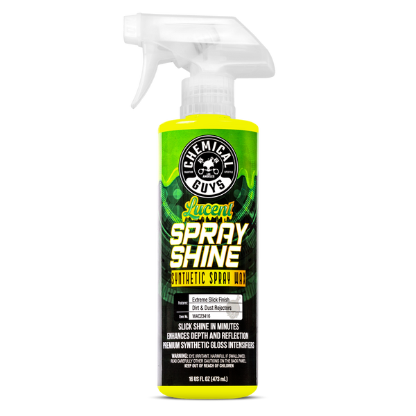 Детейл-спрей с воском Lucent Spray Shine Synthetic Spray Wax Chemical Guys 473мл 207397 WAC234_16 фото