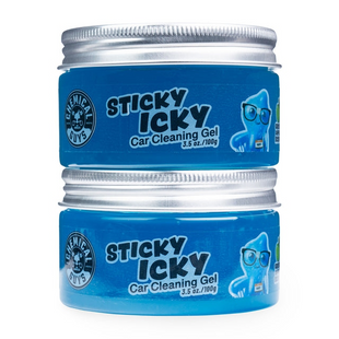 Губка-слайм для чистки авто Chemical Guys Sticky Icky Green Apple Scent 2шт CJB1002 фото