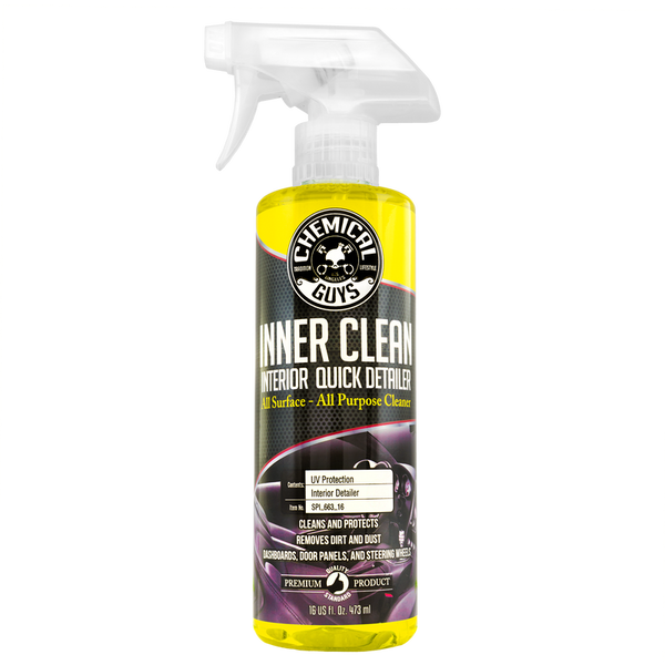 Очиститель интерьера авто InnerClean-Interior Quick Detailer & Protectant SPI Chemical Guys 473мл 196838 SPI663_16 фото