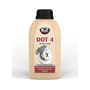 Гальмова рідина K2 TURBO DOT 4 BRAKE FLUID 250мл 212299 T124 фото