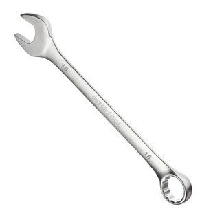 Ключ ріжково-накидний 19мм CrV INTERTOOL HT-1219 157611 HT-1219 фото