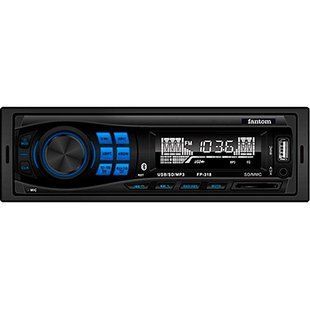 Автомагнитола FANTOM FP-318 Black/Blue USB/SD рессивер 212796 FP-318 фото