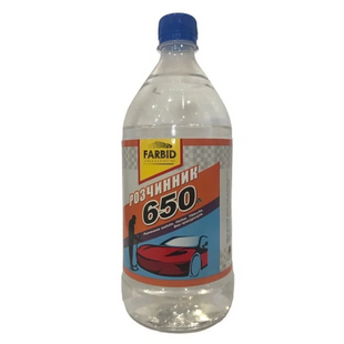 Растворитель 650 Farbid 1л(0,72кг) НФ-00033814 фото