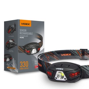 Ліхтар налобний VIDEX VLF-H015 Cree XTE 5W ЗУ Type-C,акум.850mAh 206886 VLF-H015 фото