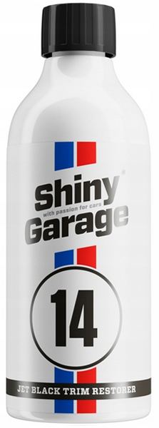 Средство для очистки и ухода за пластиком Shiny Garage Jet black 0,5л 205796 28 фото