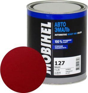 Автоэмаль алкидная MOBIHEL 601 Черная 1л 147654 147829 фото