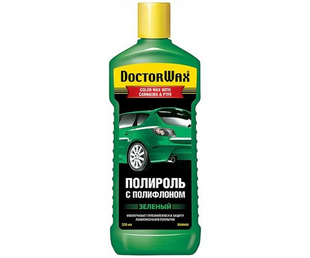 Полироль с воском и PTFE зеленый Doctor Wax With Carnauba Wax & PTFE 300мл 149966 DW8449 фото