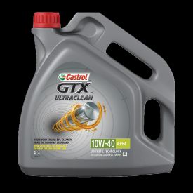 Олива моторна напівсинтетична CASTROL GTX A3/B4 10w40 4л 167743 N4-GTX10B4-4X4L фото