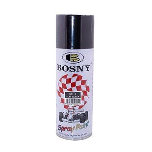 Краска аэрозольная акриловая BOSNY 04 черный матовый 400мл 151374 151374 фото