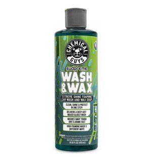 Автошампунь піна Chemical Guys Sudpreme Wash & Wax Car Wash Soap 473мл 210456 CWS102_16 фото