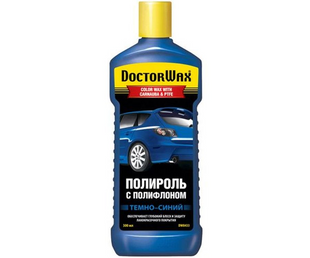 Полироль с воском и PTFE темно-синий Doctor Wax With Carnauba Wax & PTFE 300мл 151812 DW8433 фото