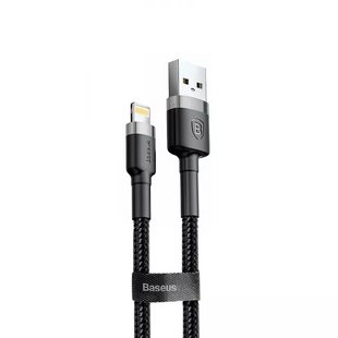 Кабель Baseus Cafule Lightning Cable 2A 3m gray/black 208815 CALKLF-RG1 фото