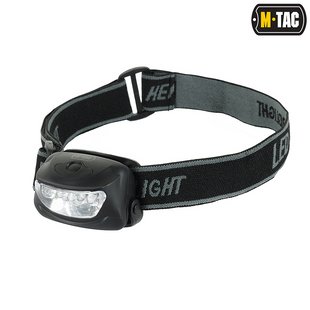 Ліхтар налобний M-Tac 4+1 LED Black 207953 MTC-HL-022-BK фото