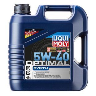 Масло моторное синтетическое LIQUI MOLY Optimal Synth 5W40 4л 167803 3926 фото