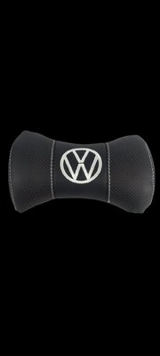 Подушка на підголівник з логотипом авто екокожа Volkswagen 187066 187066 фото