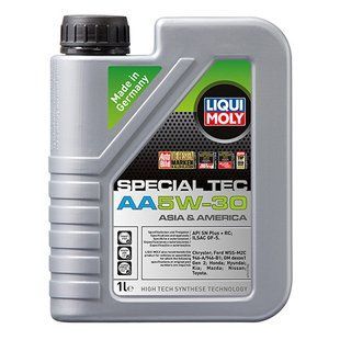 Масло моторное синтетическое LIQUI MOLY Special tec аа 5W30 1л 138575 7615 фото