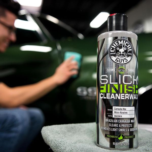 Віск пастоподібний Chemical Guys з очищаючим ефектом Slick Finish Cleaner Wax WAC20616 473мл 196833 WAC206_16 фото