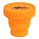 Стакан складной силиконовый Tramp с крышкой 180ml orange 199803