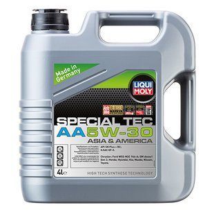 Масло моторное синтетическое LIQUI MOLY Special tec аа 5W30 4л 138571 7516/7616 фото