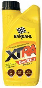 Масло моторное синтетическое BARDAHL XTRA 5W30 SN C3 1л 214894 34101 фото