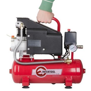 Компресор 9л 0.75кВт 220В 8атм 160л/хв INTERTOOL PT-0002 195412 PT-0002 фото