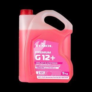 Антифриз TEMOL Antifreeze Premium G12+ 5кг 213083 213083 фото