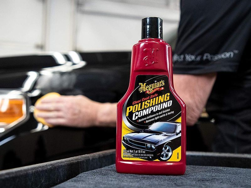 Поліроль автомобільний Meguiar`s Clear Coat Safe Polishing Compound, 473 мл 197738 G18116 фото