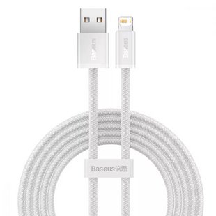 Кабель Baseus Dynamic Series Fast Charging Lightning 2.4A 2m white 208822 CALD000502 фото