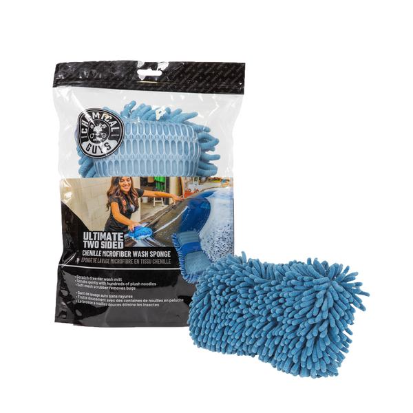 Губка мікрофіброва з довгим ворсом для миття автомобіля Ultimate Wash Sponge Chemical Guys MIC495 208878 MIC495 фото