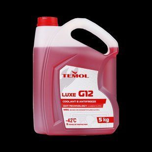 Антифриз TEMOL Antifreeze Luxe G12 Red 5кг 213085 213085 фото