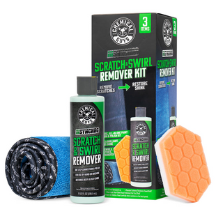 Набір для видалення подряпин та голограм InSynchro Scratch & Swirl Remover Kit Chemical Guys COM105KT фото