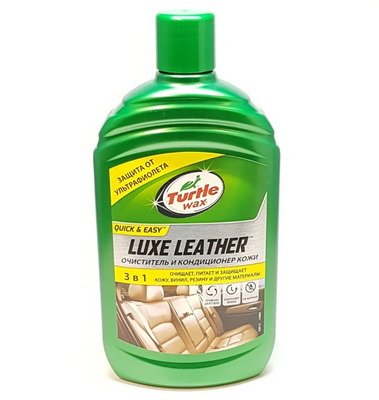 Очищувач шкіри Turtle Wax Leater Cleaner&Conditioner 500мл 151802 6534/7715/7631/52800 фото