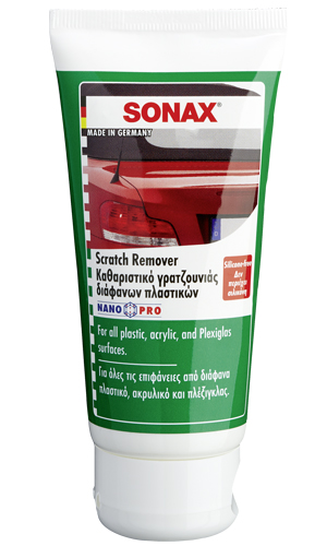 Полироль для фар и прозрачного пластика SONAX NanoPro Scratch Remover 75мл 160476 305000 фото