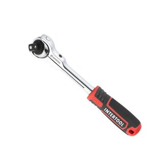 Рукоятка с храповым механизмом поворотная, 72 зуба 1/2", Cr-V STORM INTERTOOL ET-8009 182541 ET-8009 фото