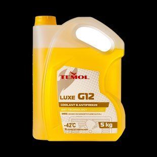 Антифриз TEMOL Antifreeze Luxe G12 Yellow 5кг 213087 213087 фото