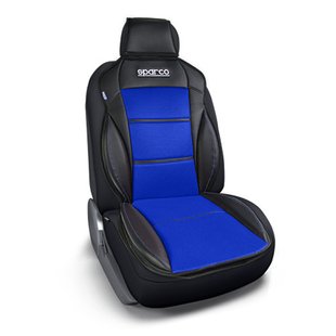 Накидка на сидение SPARCO Racing 3D черно-синяя 168529 SPC0902AZ фото