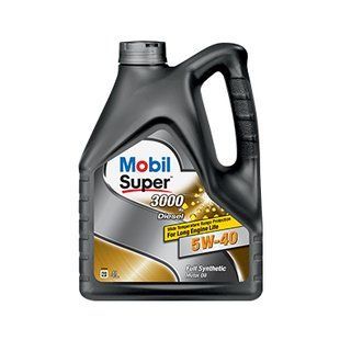 Масло моторное синтетическое MOBIL Super 3000*1 5w40 4л 138393 138393 фото