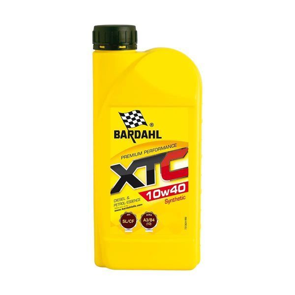 Олива моторна напівсинтетична BARDAHL XTC 10w40 SN/CF A3/B4 1л 214884 36241 фото