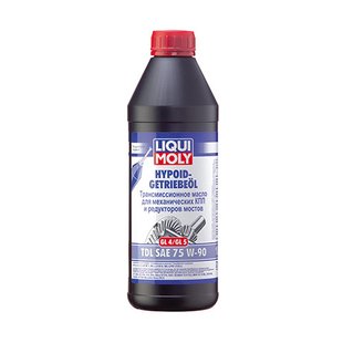 Масло трансмиссионное полусинтетическое LIQUI MOLY TDL SAE 75W-90 TS GL4/5 1л 138533 3945/1407 фото