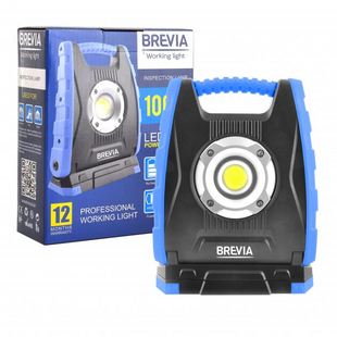 Ліхтар інспекційний Brevia LED 10W COB 1000lm 4400mAh Power Bank 201794 201794 фото