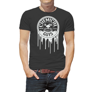 Футболка брендова Chemical Guys White Dripping Logo T-Shirt S SHE714S SHE714S фото