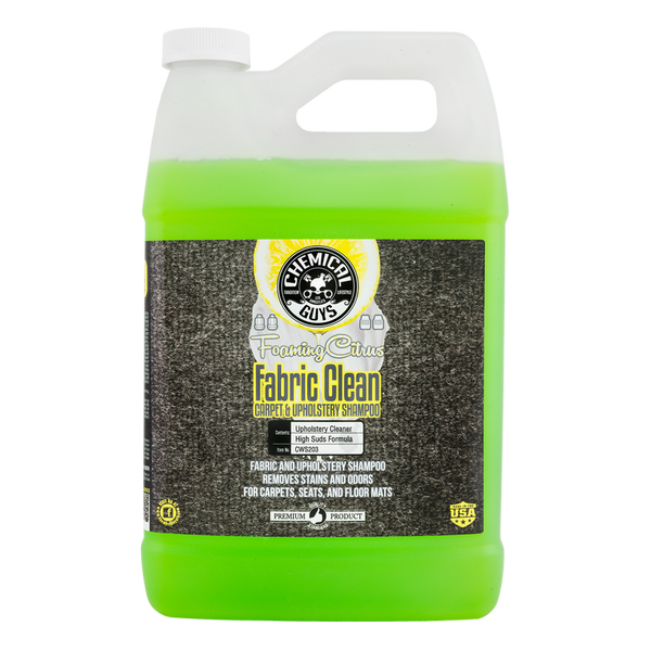 Очиститель для обивки и ковров с ароматом цитруса Chemical Guys Foaming Citrus Fabric Clean 3785мл 207403 CWS203 фото