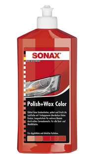 Поліроль з воском для червоного і жовтого автомобіля SONAX NanoPro 250мл 196621 296441 фото