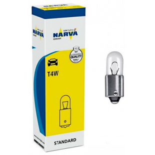 Лампа с цоколем 12V T4W  Narva 140030 17131 фото