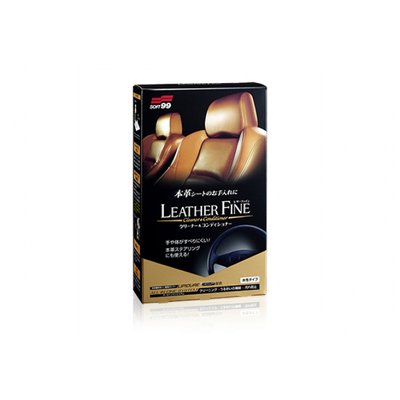 Засіб для очищення і кондиціонування шкіри SOFT99 Leather Fine Cleaner & Conditioner 100мл 197179 2069 фото